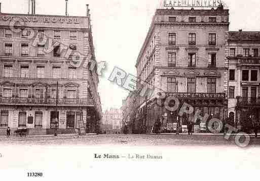 Ville de MANS(LE), carte postale ancienne