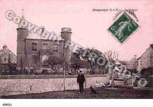 Ville de MEIGNEUX, carte postale ancienne