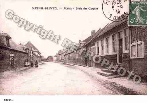 Ville de MESNILBRUNTEL, carte postale ancienne