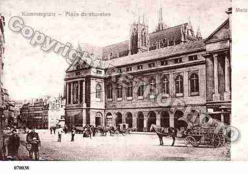 Ville de METZ, carte postale ancienne