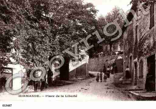 Ville de MIRMANDE, carte postale ancienne