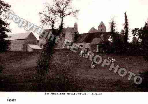 Ville de MOITIERSENBAUPTOIS(LES), carte postale ancienne