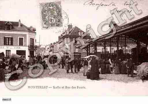 Ville de MONTEREAUFAUTYONNE, carte postale ancienne