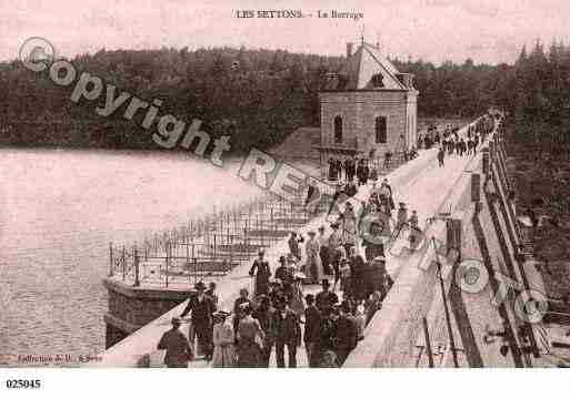 Ville de MONTSAUCHE, carte postale ancienne