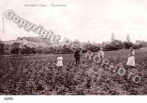 Ville de MUZERAY, carte postale ancienne