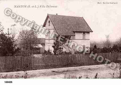 Ville de NANTON, carte postale ancienne