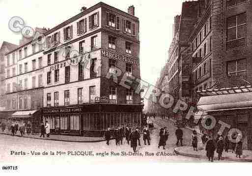 Ville de PARIS2, carte postale ancienne