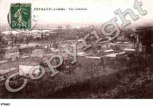 Ville de PEYRAUD, carte postale ancienne