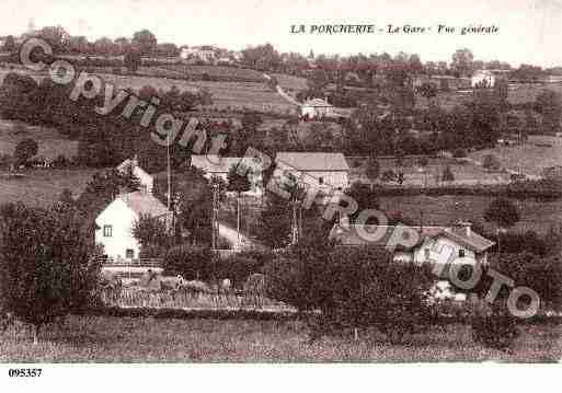 Ville de PORCHERIE(LA), carte postale ancienne