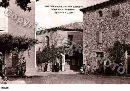 Ville de PORTESENVALDAINE, carte postale ancienne