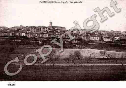 Ville de PUIMOISSON, carte postale ancienne