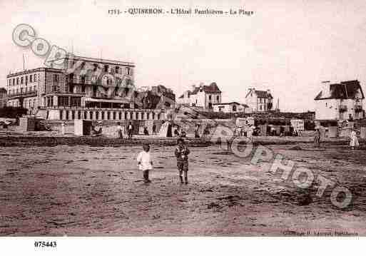 Ville de QUIBERON, carte postale ancienne