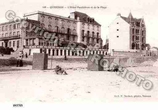 Ville de QUIBERON, carte postale ancienne