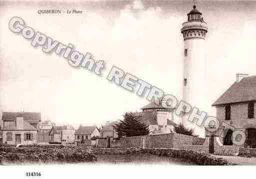 Ville de QUIBERON, carte postale ancienne