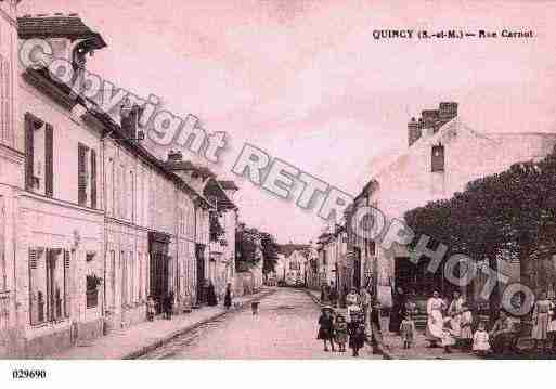 Ville de QUINCYVOISINS, carte postale ancienne