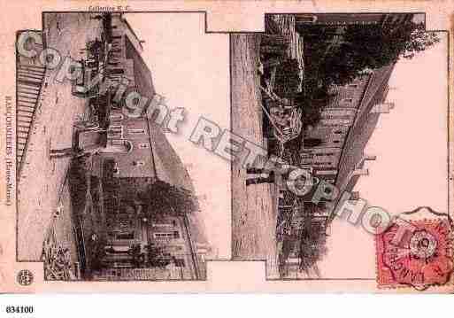 Ville de RANCONNIERES, carte postale ancienne Ville de RANCONNIERES, carte postale ancienne