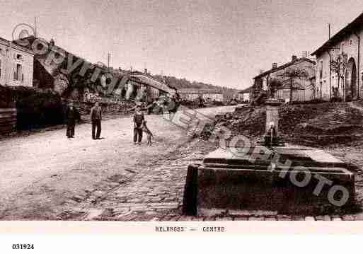 Ville de RELANGES, carte postale ancienne