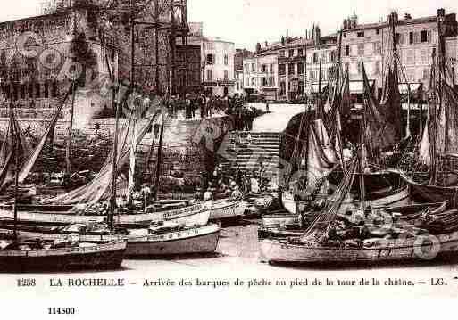 Ville de ROCHELLE(LA), carte postale ancienne