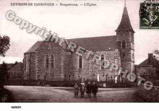 Ville de ROUPERROUX, carte postale ancienne