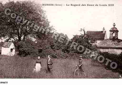 Ville de RUNGIS, carte postale ancienne