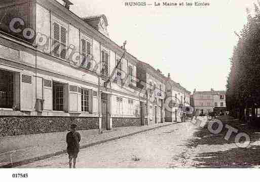 Ville de RUNGIS, carte postale ancienne