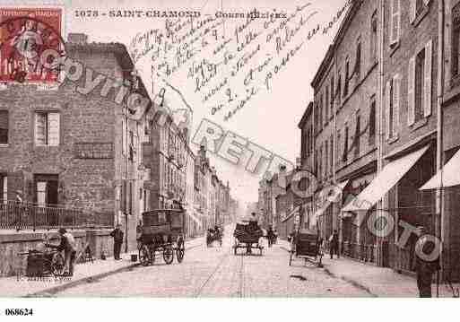 Ville de SAINTCHAMOND, carte postale ancienne