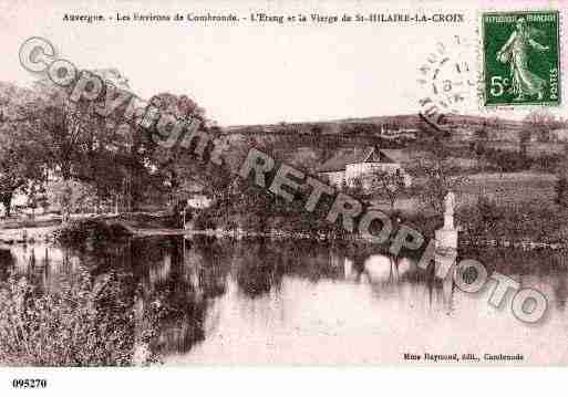 Ville de SAINTHILAIRELACROIX, carte postale ancienne