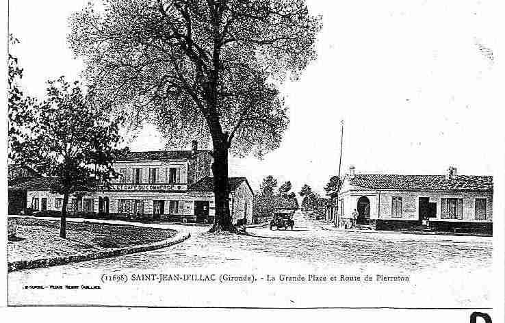 Ville de SAINTJEAND'ILLAC, carte postale ancienne