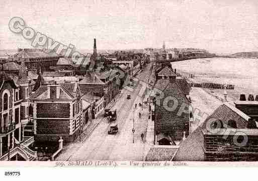 Ville de SAINTMALO, carte postale ancienne