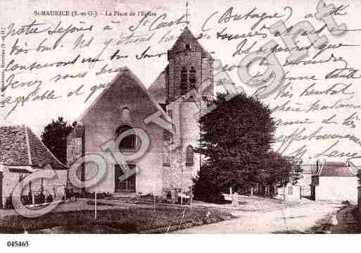 Ville de SAINTMAURICEMONTCOURONNE, carte postale ancienne