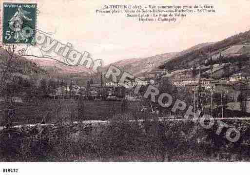 Ville de SAINTTHURIN, carte postale ancienne