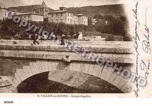 Ville de SAINTVALLIER, carte postale ancienne