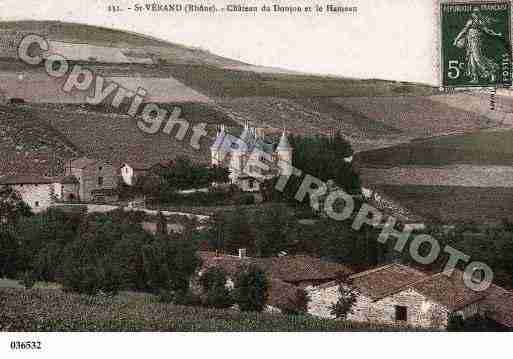 Ville de SAINTVERAND, carte postale ancienne