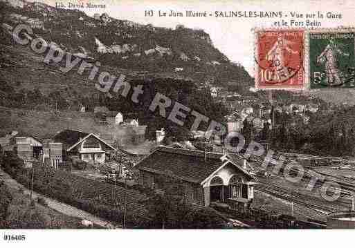 Ville de SALINSLESBAINS, carte postale ancienne