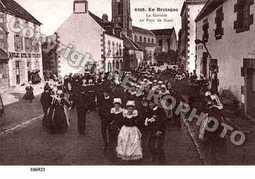 Ville de SCAER, carte postale ancienne