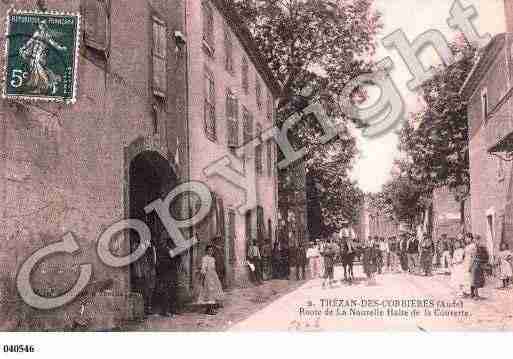 Ville de THEZANDESCORBIERES, carte postale ancienne