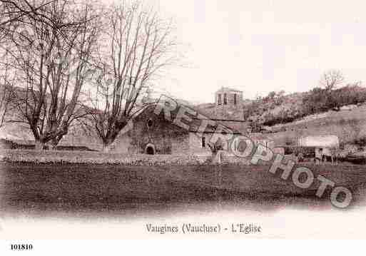 Ville de VAUGINES, carte postale ancienne