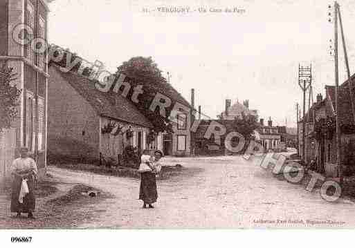 Ville de VERGIGNY, carte postale ancienne