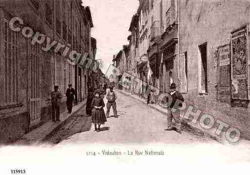 Ville de VIDAUBAN, carte postale ancienne