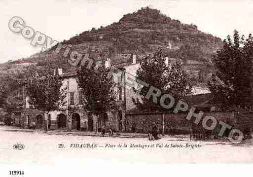 Ville de VIDAUBAN, carte postale ancienne