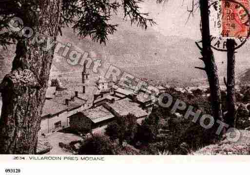 Ville de VILLARODINBOURGET, carte postale ancienne