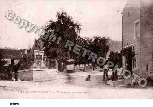 Ville de VILLARSFONTAINE, carte postale ancienne