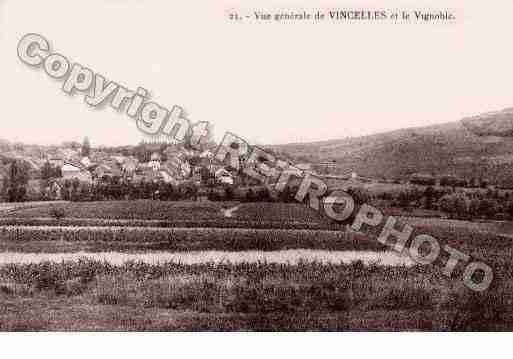 Ville de VINCELLES, carte postale ancienne