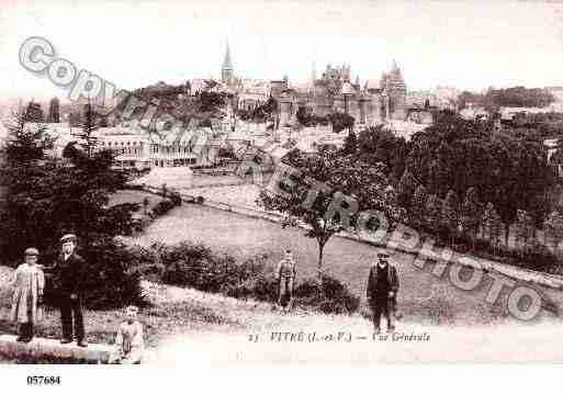 Ville de VITRE, carte postale ancienne
