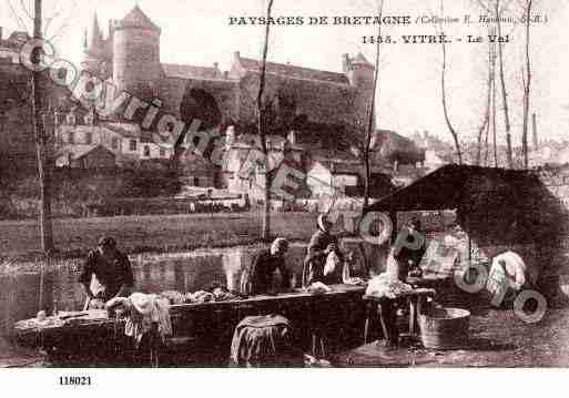 Ville de VITRE, carte postale ancienne