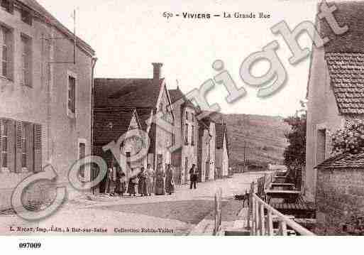 Ville de VIVIERS, carte postale ancienne