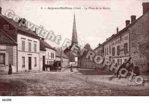 Ville de ACYENMULTIEN, carte postale ancienne