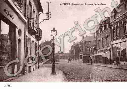 Ville de ALBERT, carte postale ancienne