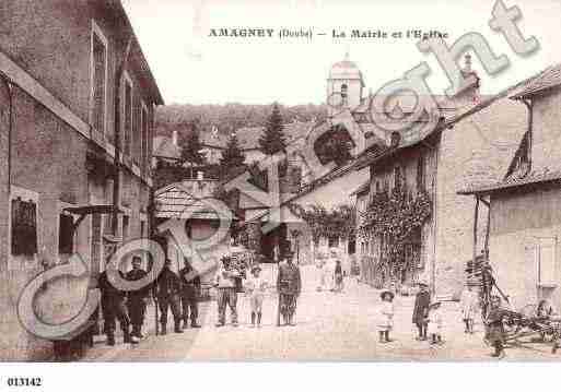 Ville de AMAGNEY, carte postale ancienne