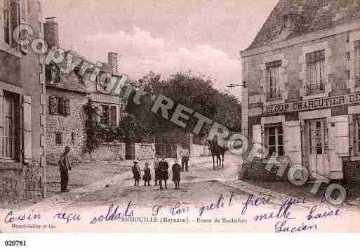 Ville de ANDOUILLE, carte postale ancienne